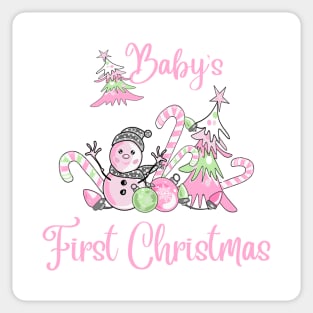 Baby's First Christmas Sticker